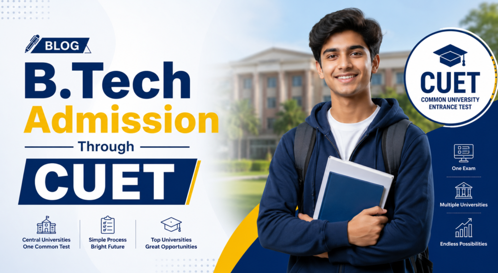 btech admission through cuet