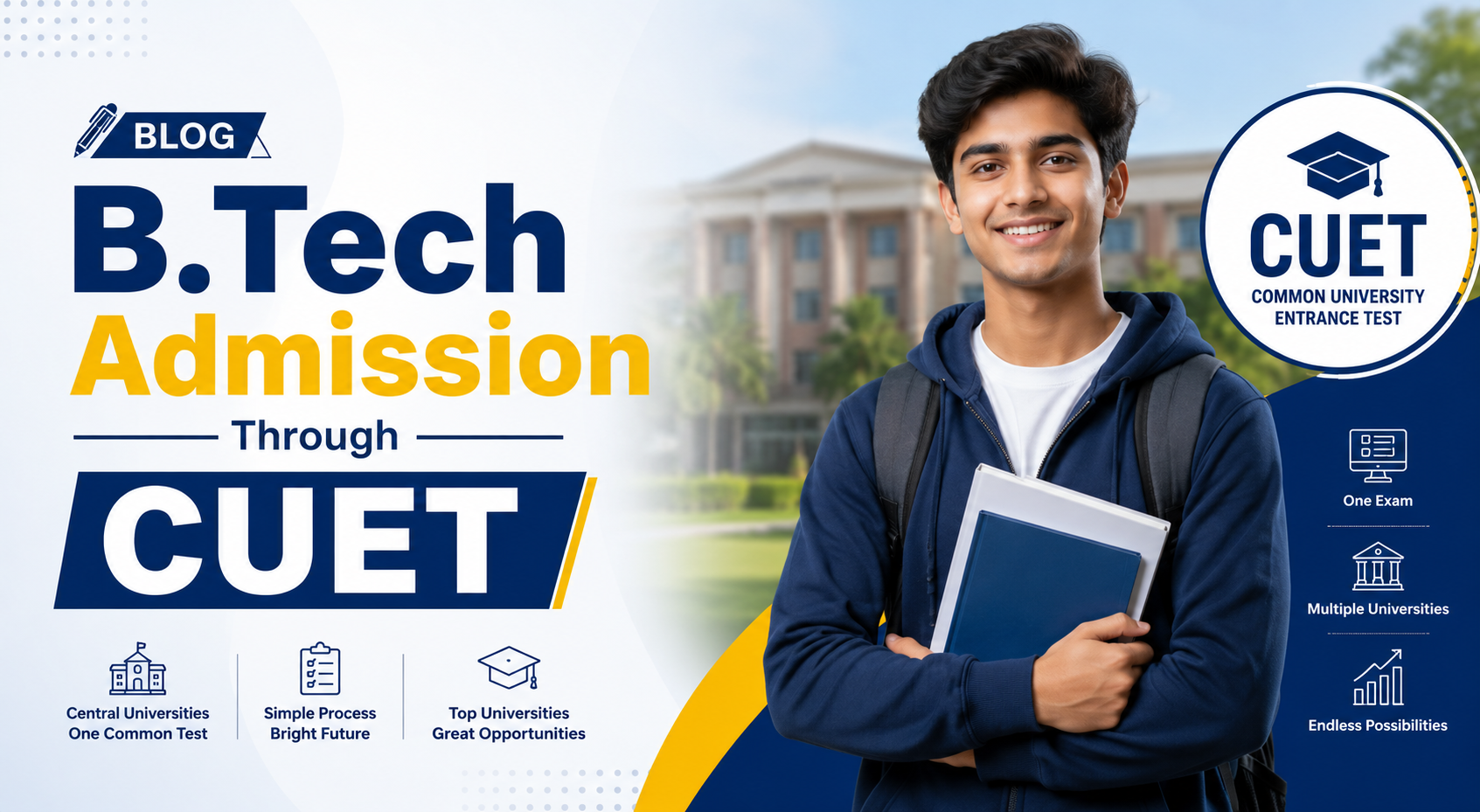 btech admission through cuet