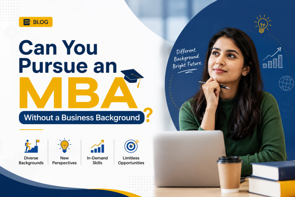 can you pursue mba without business